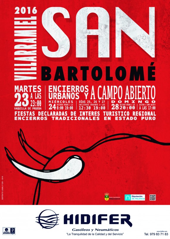 Cartel San Bartolome 2016